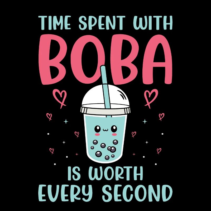 Bubble Tea Liebhaber Boba Tee Trinker Koreanisches