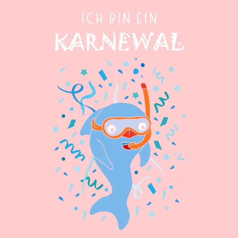 Ich bin ein Karnewal Konfetti Schnorcheln Tauchen