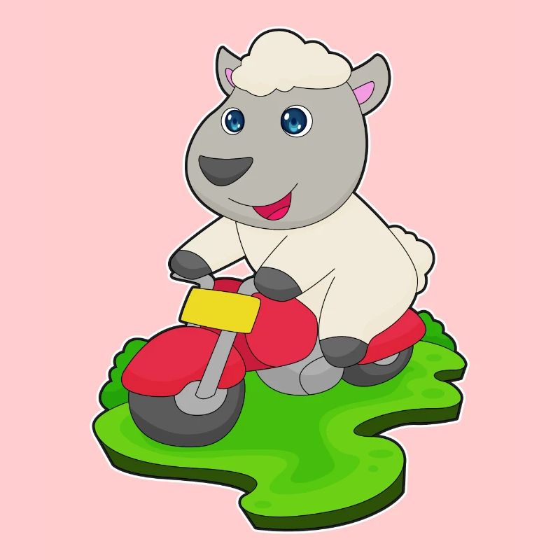 Schaf Motorroller