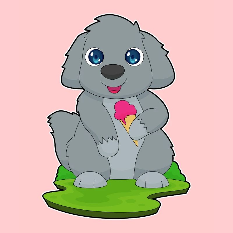 Hund Waffeleis