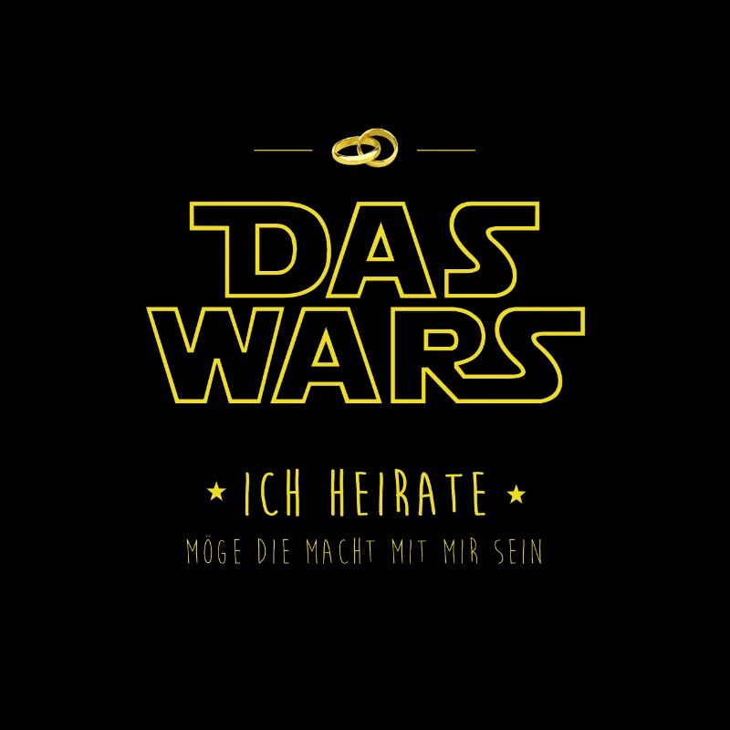 Das Wars Ich heirate - Möge die Macht mit mir sein