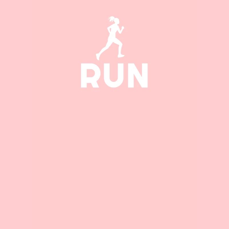 Runner Silhouette mit RUN