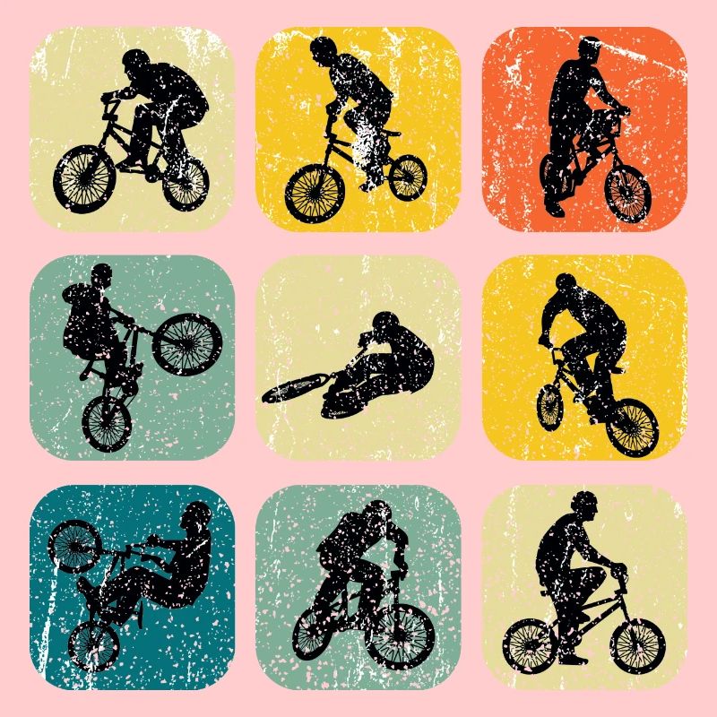 Le look rétro du grunge en BMX