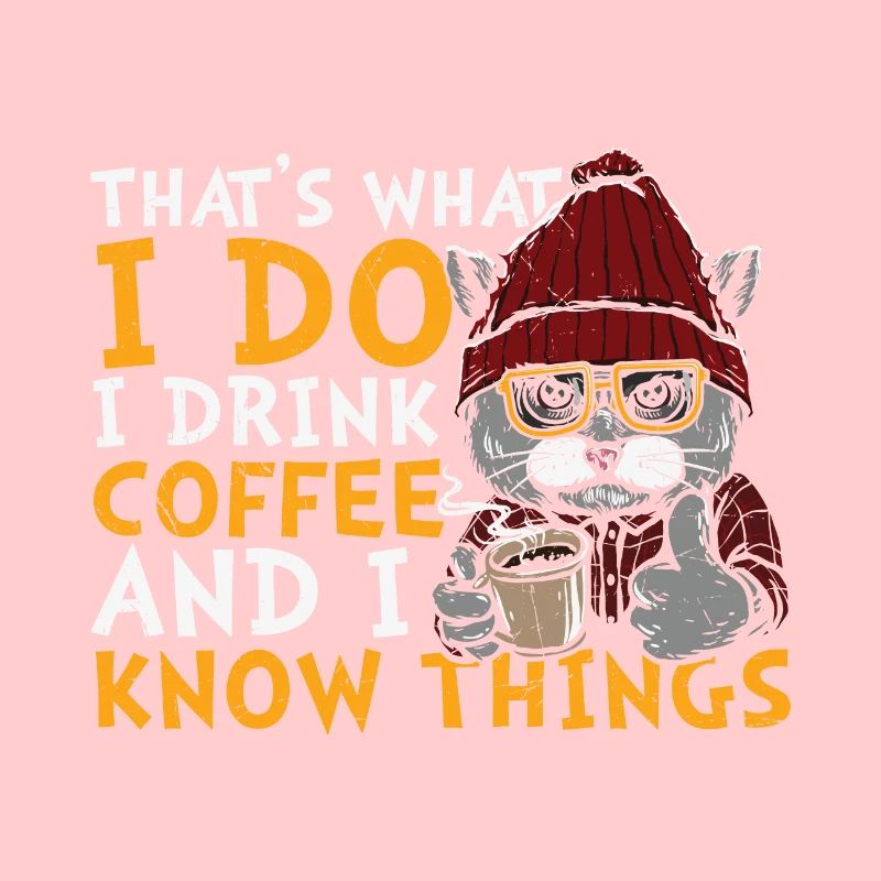 Citation de café C’est ce que je fais Je bois du café