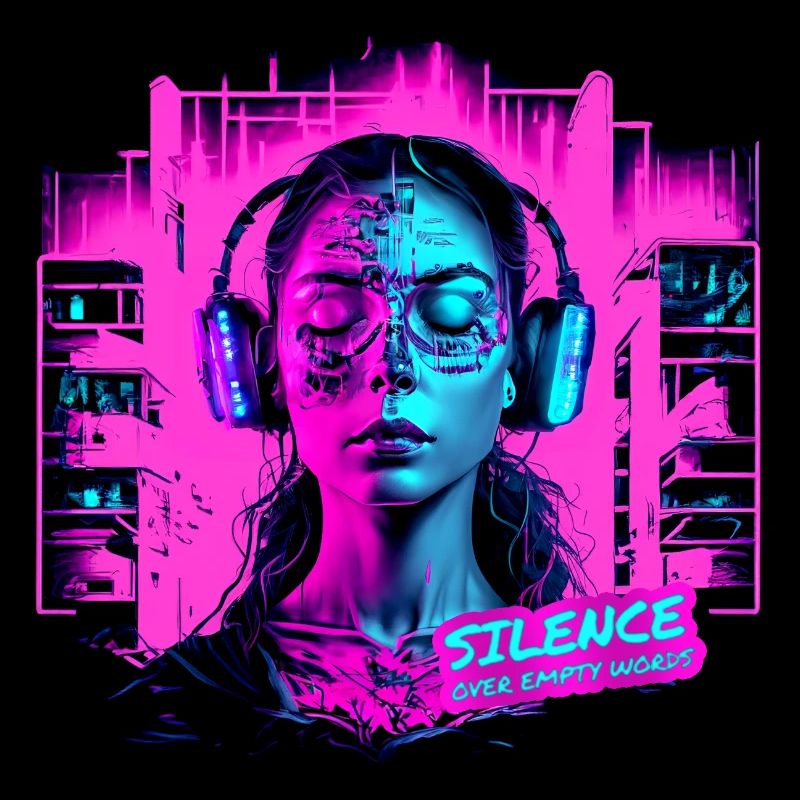Silence over empty words Neon Echo