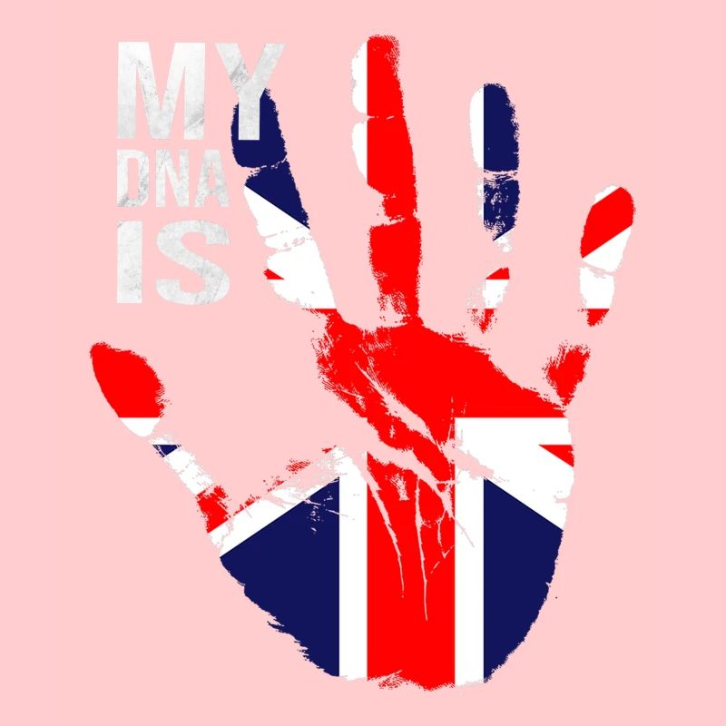 Drapeau britannique, mon ADN est britannique, drapeau Union Jack