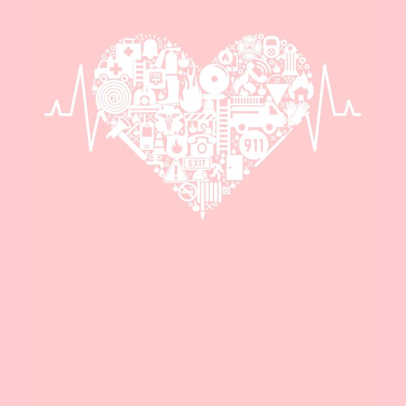 Pompier Coeur Pompier Battement de cœur ECG 112