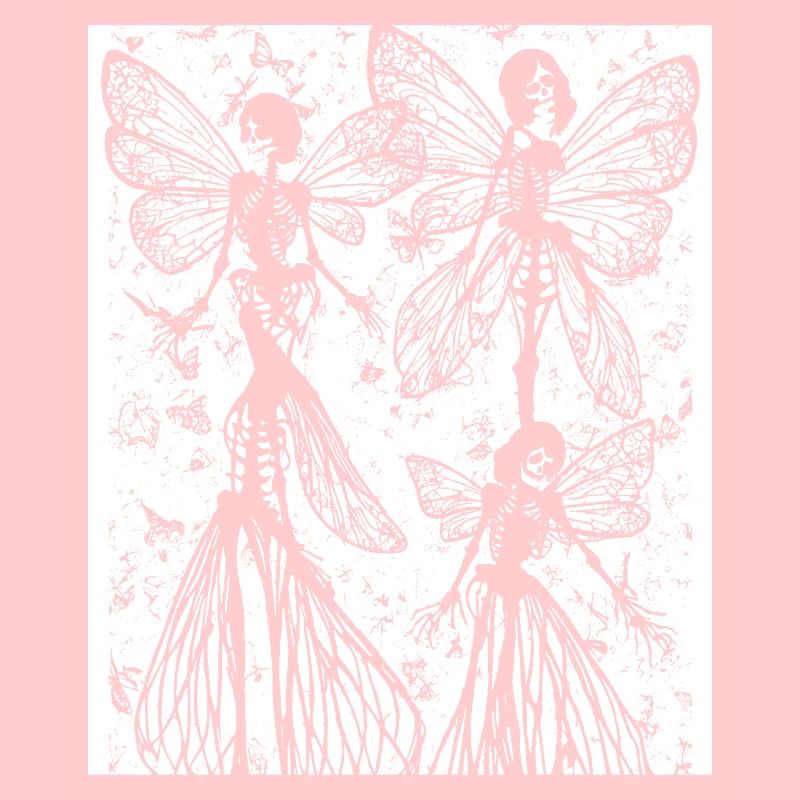 Fairycore Ästhetik Skelett Fee Goth Gothic G
