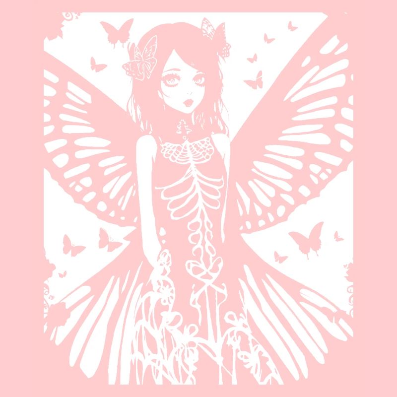 Fairycore Esthétique Squelette Fée Goth Gothique G