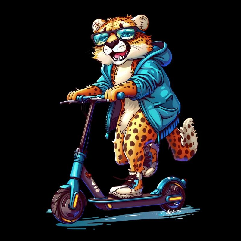 Trottinette guépard