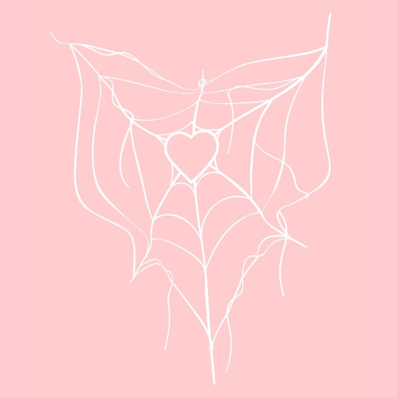 Toile d’araignée Coeur Goth Gothic Spider Net