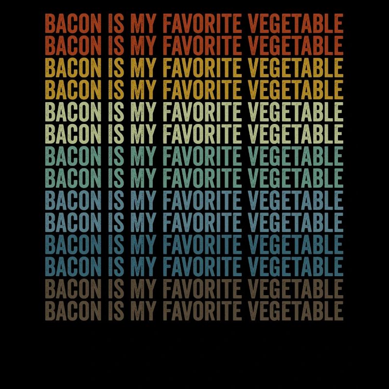 Le bacon est mon amateur de bacon végétal préféré