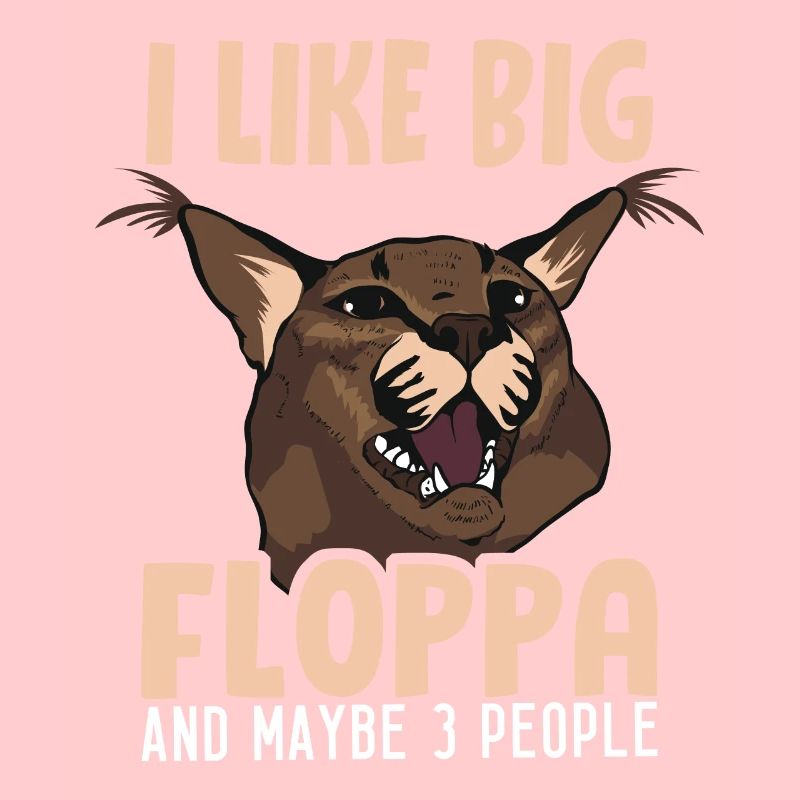Big Floppa und 3 Leute