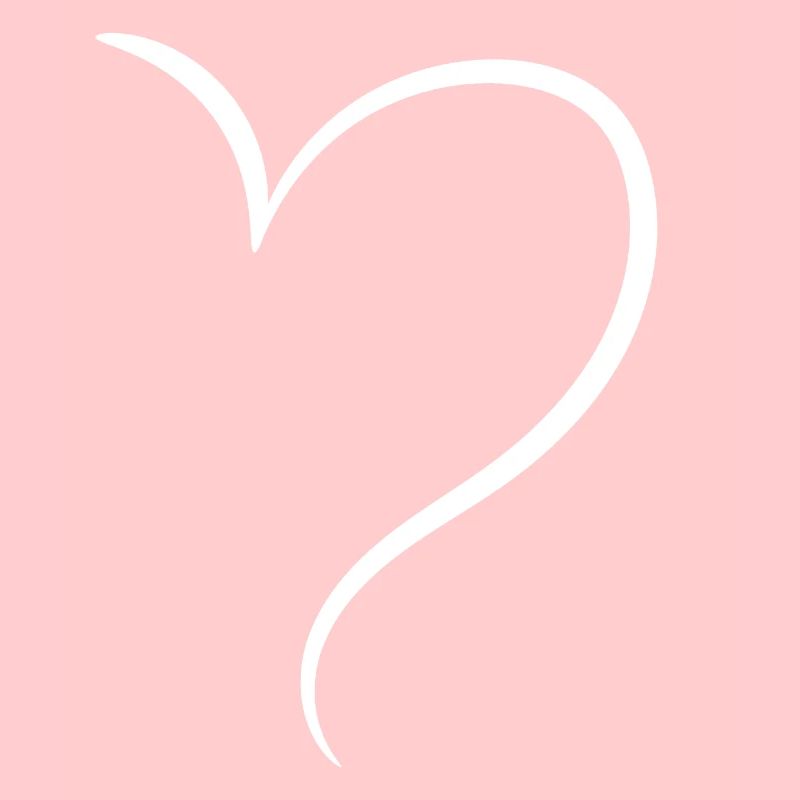 Weisses Halbes Herz Liebe