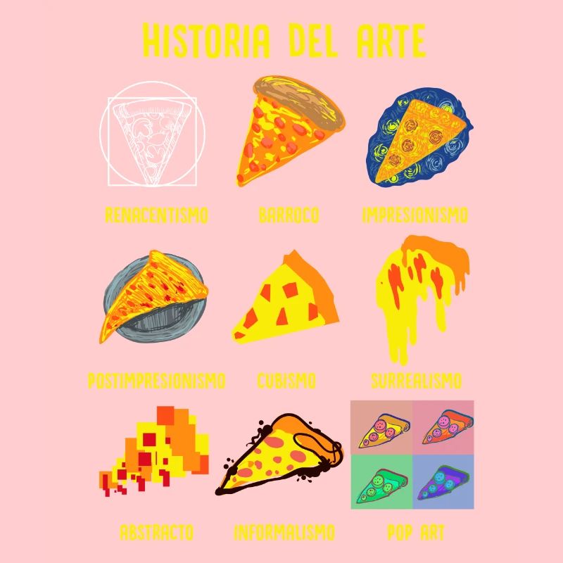 Geschichte der klassischen Kunst Fun Pizza