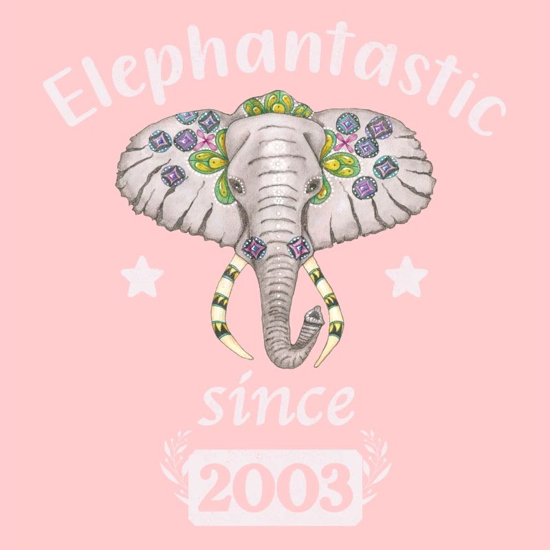Elephantastic since 2003, elephant head decorated
