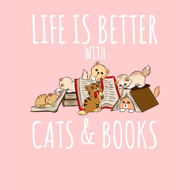 Katzen Bücher Lesen Geschenk