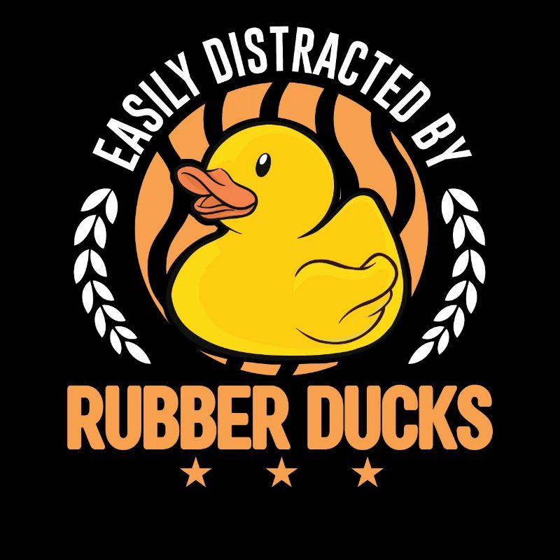 Easily distracted by Rubber Ducks Gummiente