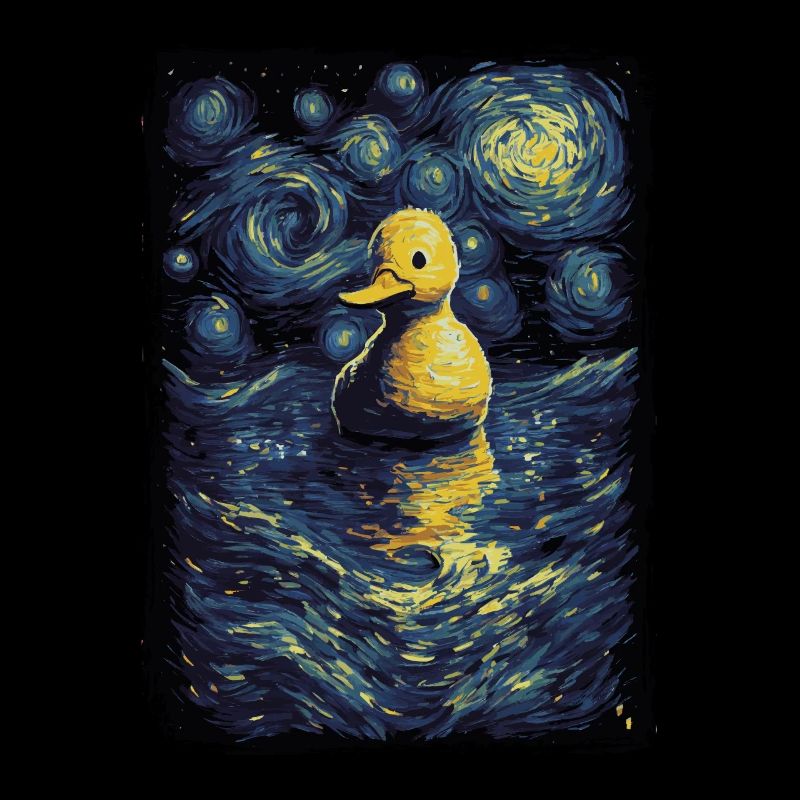 Badeente Starry Night