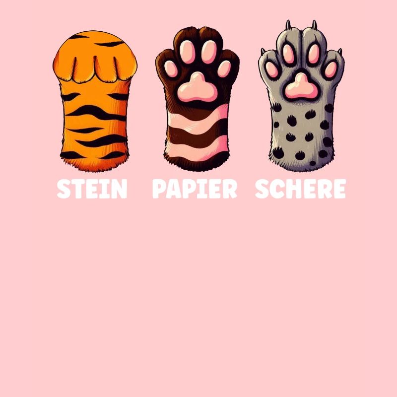 Chat Pierre Papier Ciseaux Patte Jeu Drôle