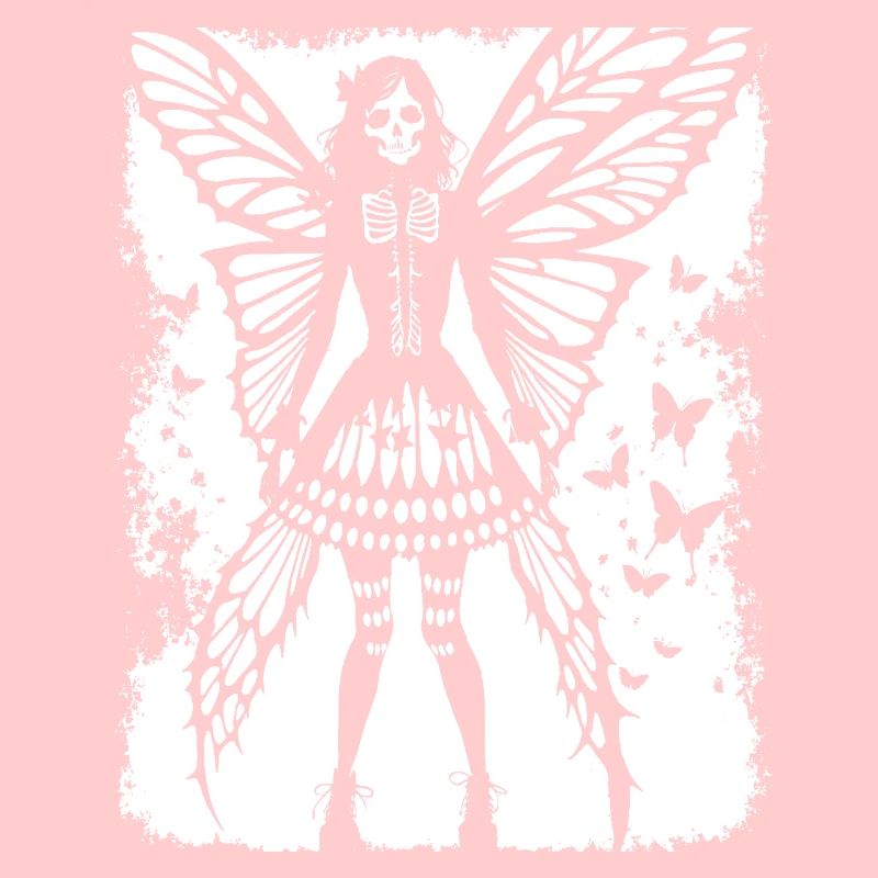 Fairycore Ästhetik Skelett Fee Goth Grunge G