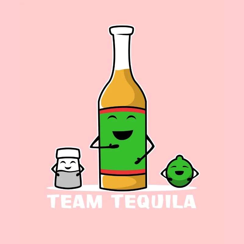 Team tequila group lemon salt