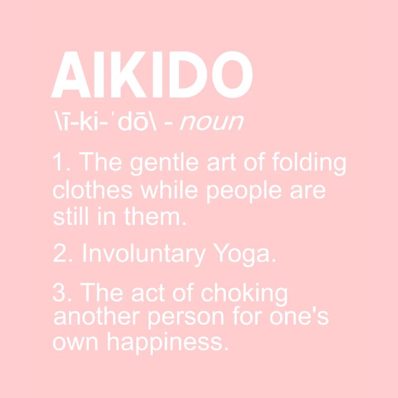 Explication de l’Aïkido drôle