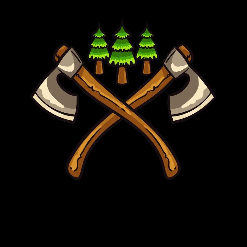 Forêt de bûcherons forestier