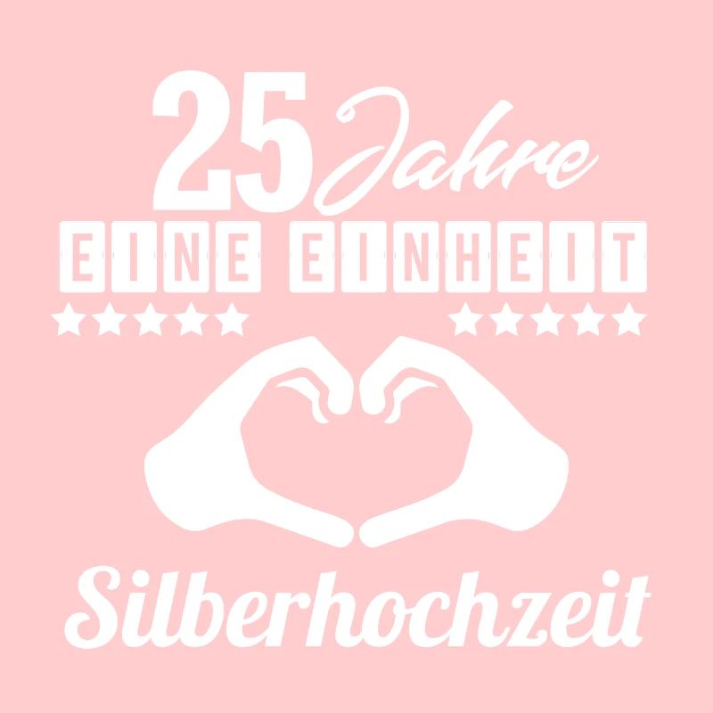 25 ans l'unité! Pour le mariage d'argent