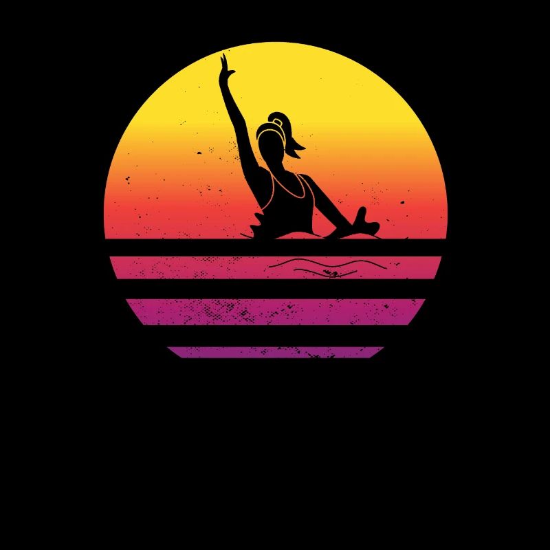 Synchronschwimmen Shirt – Retro Synchronschwimmeri