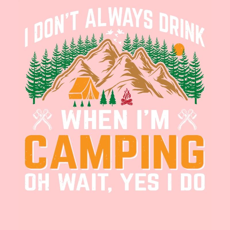 Camping for Men Alcohol and Camping