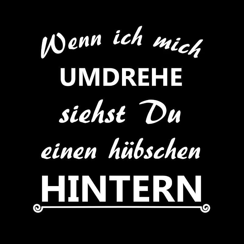 Lustiger Hintern Spruch