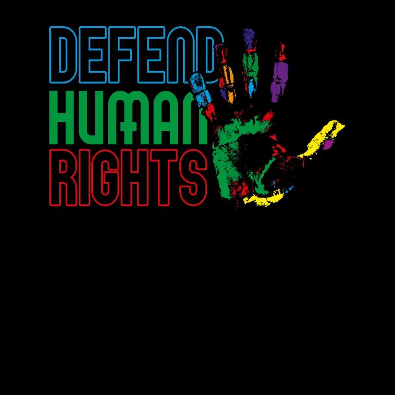 Defends human rights