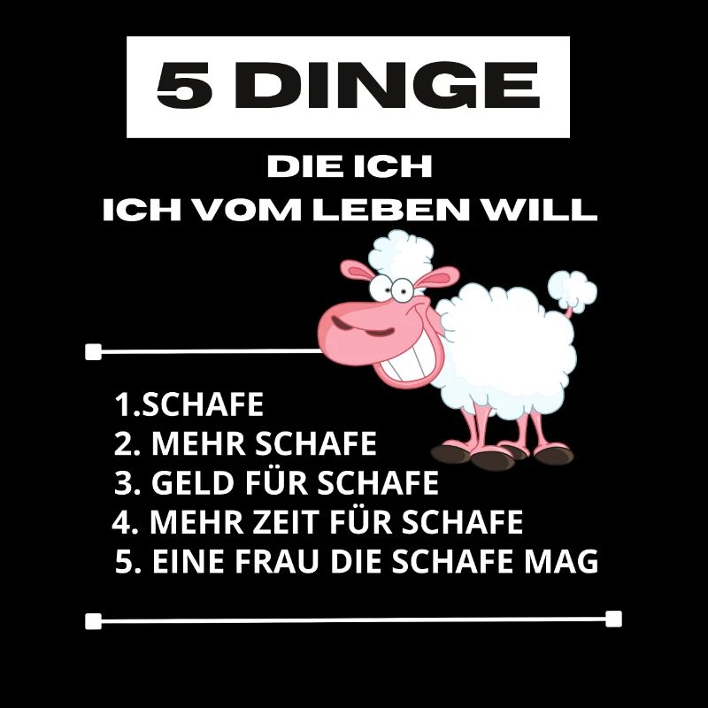 Schaf lustig 5 Dinge vom Leben Schafe