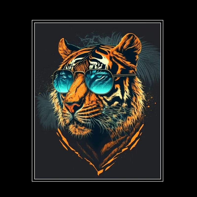 Bengalischer Tiger Katze Boss Chef Raubkatze