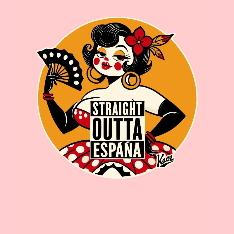 Flamenco Dancer Bombshell Woman: Directly from Spain