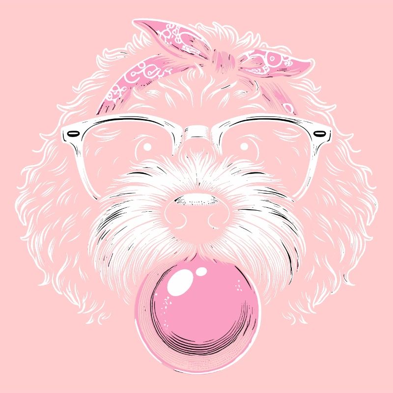 Bernedoodle Chien Chewing Gum
