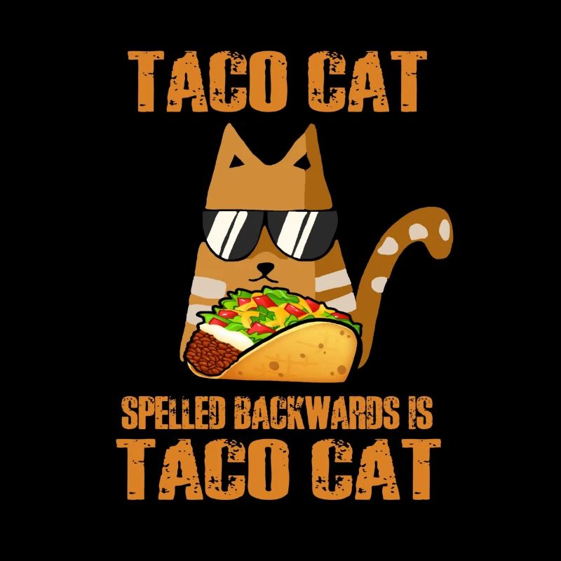 Taco Cat Funny Tacos Lovers