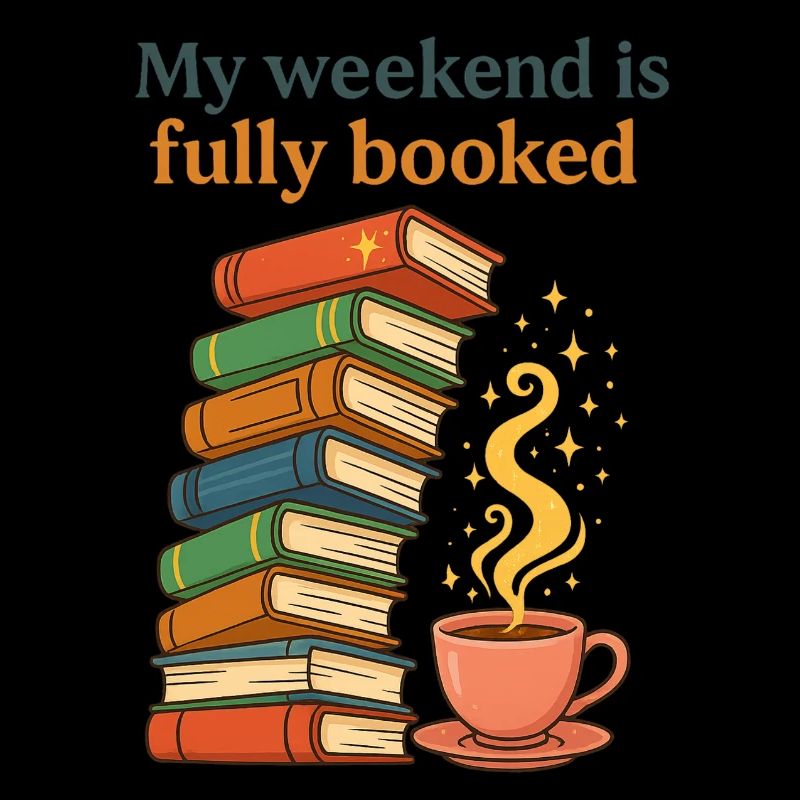 Mon week-end est complet - Funny Book Lover T-S