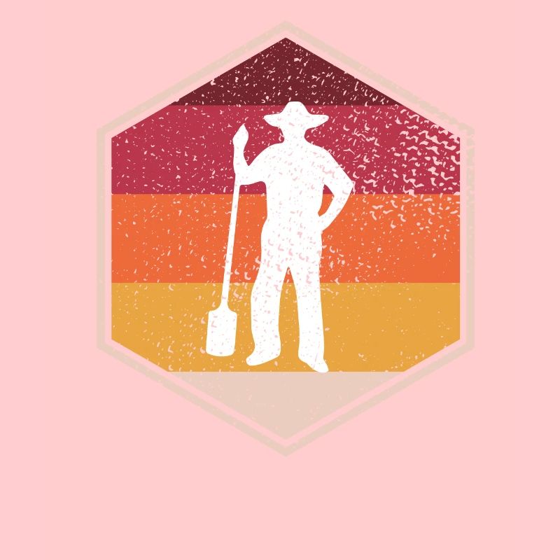 Design rétro hexagonal pour fermier