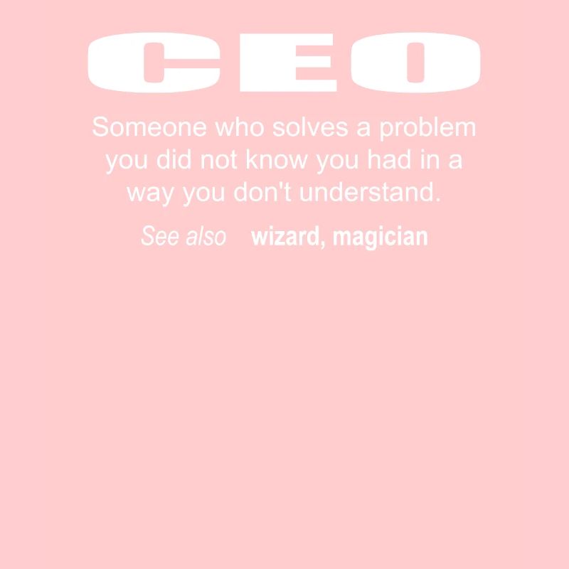 Description du chef de la direction