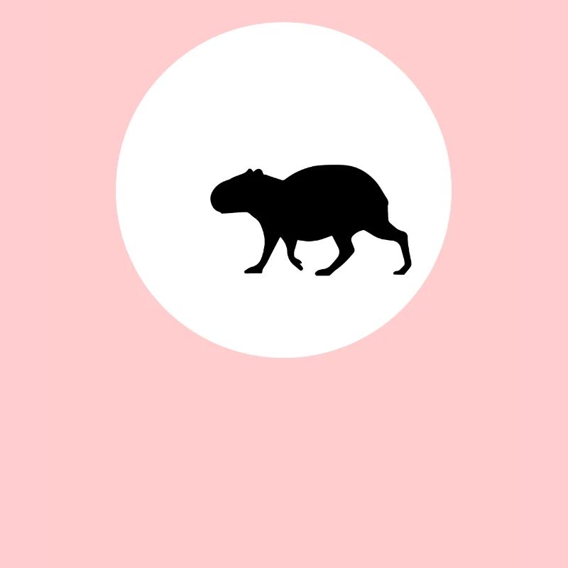 Capybara and Moon TEE