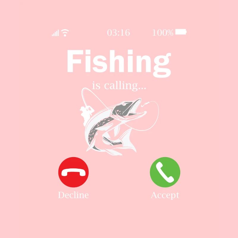 Fishing Is Calling Funny Cell Phone