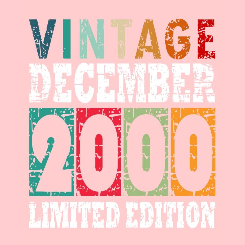 Baujahr 2000 Dezember geboren Geschenkidee