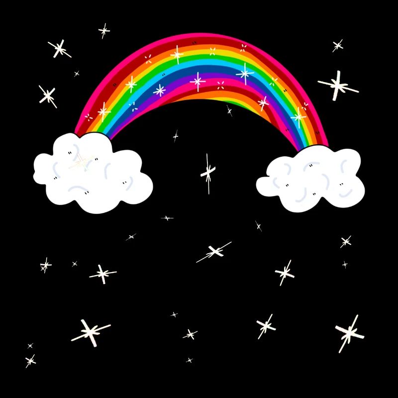 Funkelnder Regenbogen Geschenk