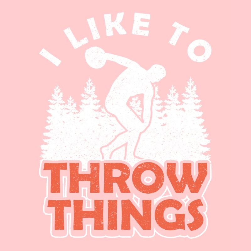 Diskus I Like To Throw Things Diskuswerfer