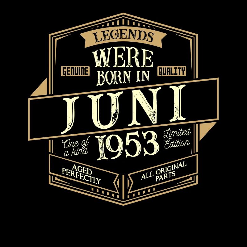Juni 1953 Geburtstag Mann