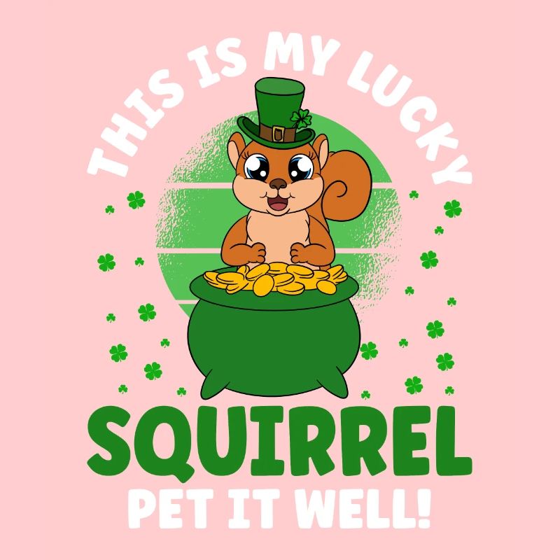 Écureuil Clover Saint-Patrick