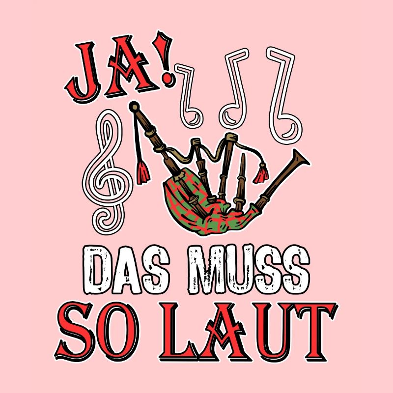 Ja das muss so laut! Schottland Dudelsack