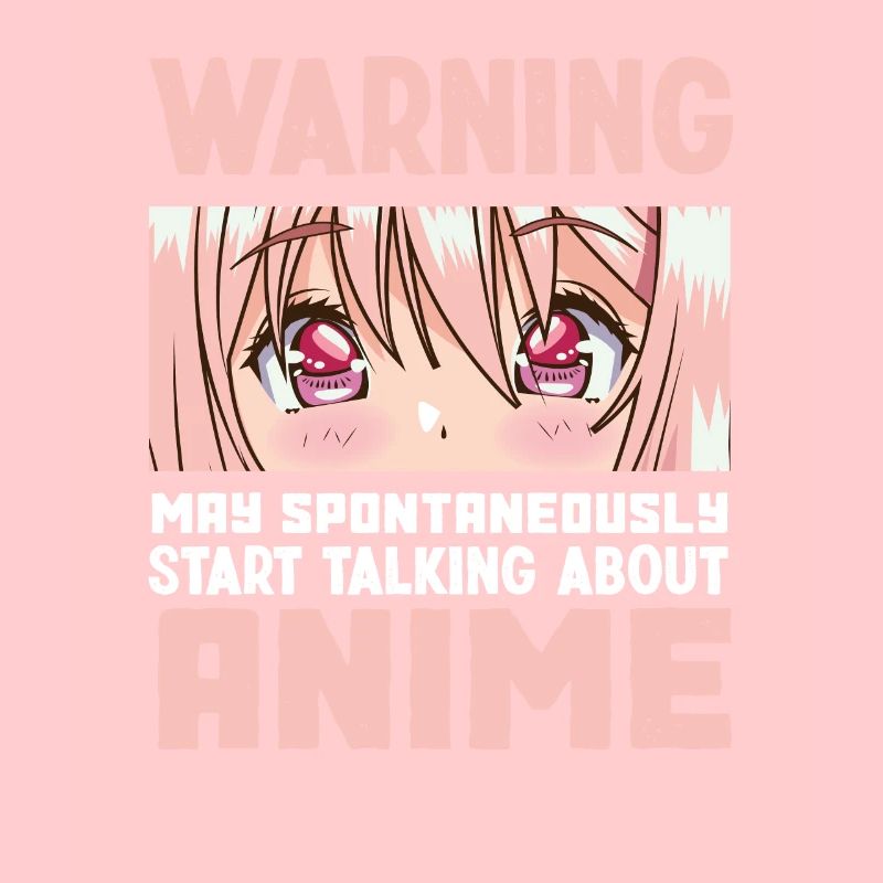Warnung Anime Hobby Leidenschaft Geschenk